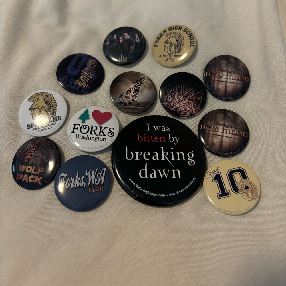 Twilight Saga Button Collection